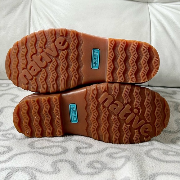 Native Jimmy duck rain/winter boots - Hunter green, women size 5.5 men size 4 - Picture 5 of 6